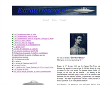 Tablet Screenshot of extraterrestres.ch